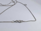 2.10 Cttw Diamond 14k White Gold 6 Grams Pendant Chain 16 In Aa0925pzxsa