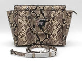 Michael Kors Tina Large Python Snake Satchel Aa0426prsa