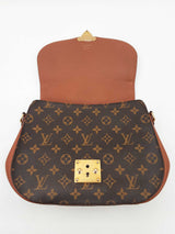 Louis Vuitton Eden Mm Bag In Monogram Coated Canvas & Camel Leather Fw0926rzxdu