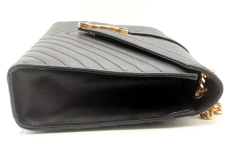 Yves Saint Laurent Envelope Chevron Quilted Shoulder Bag Eb1224pirsa