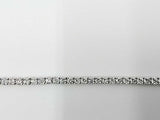 1.98 Dwt Lab Grown Diamond Tennis Sterling Sliver Bracelet Mk1225rzmia