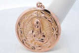 10k Yellow Gold Jesus & Mary Double Sided Pendant 11.9 Grams Eb0726rxzsa