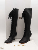Dior Naughtily-d Wedge Boots Black Size 37 Aa1125wxzsa