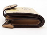 Coach Medium Corner Zip Wallet Lemon Print Yellow Aa0826crsa