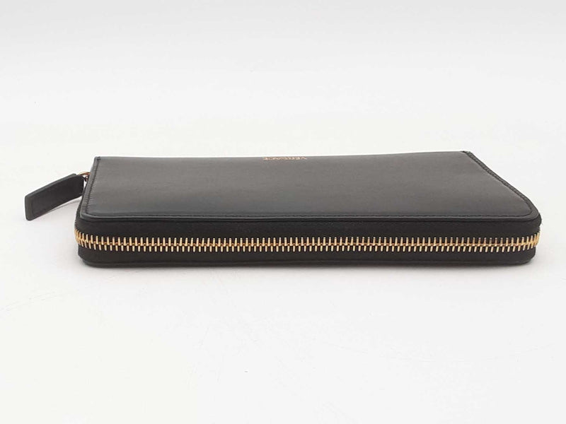Versace Zip Around Leather Wallet Black Aa1025crsa