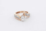 0.48cttw Diamond Ring In 14k Yellow Gold 3.9 Grams Size 3.5 Eb0826rxzsa