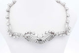 Approx. 9.48ctw Diamond Choker Necklace Platinum 40 Grams 14.5 Inch Eb0924irxzdu