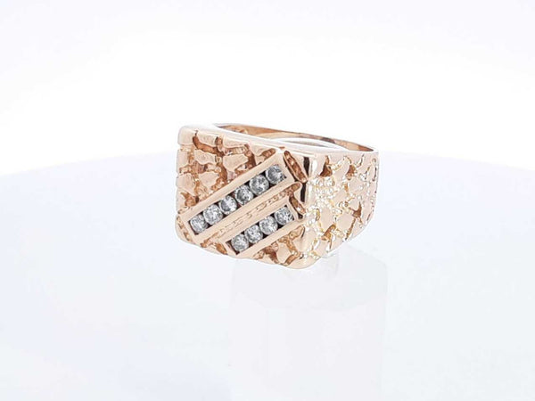 .30 Ctw Diamond Ring In 14k Yellow Gold 9 Grams Size 9 Sd0425wezsa