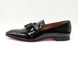 Christian Louboutin Dandelion Tassel Loafers In Patent Leather Sz 46 Fw0226oxzdu