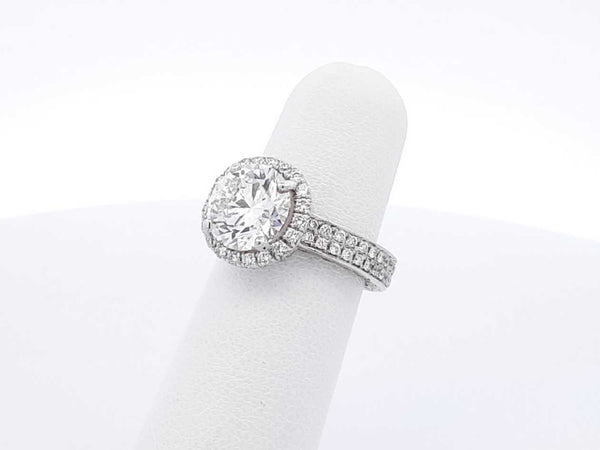 3.80 Cttw Lab-grown & Natural Diamond 14k Gold Ring 5.6 Gram Sz 4.5 Fw0625lowodu