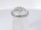 1.0 Cttw Diamond 14k White Gold Ring 3.9 Grams Size 8 Aa0625rzxsa