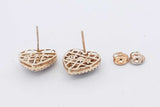 1.34cttw Diamond Stud Screwback Earrings 10k Yellow Gold 5.9g Eb0526orxsa