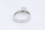1.12ctw Diamond Ring In 14k White Gold 2.5 Grams Size 6.5 Eb0325lcxzsa