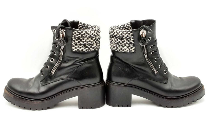 Moncler Lace Up Boots Size 37 Eb0924lxzdu