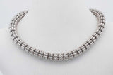 14k White Gold Diamond Cut Rope Chain Necklace 32.5 Grams 26 Inch Eb0726olxzsa