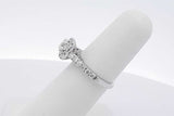 1.03cttw Diamond 14k White Gold Ring 3.6 Grams Size 5.5 Eb0626pxzsa