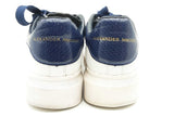 Alexander Mcqueen White Leather Sneakers Size 41 Eb1123crsa