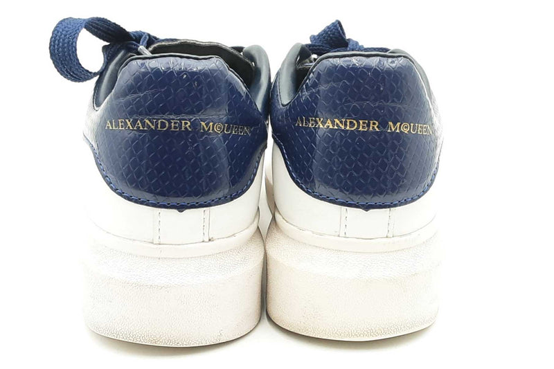 Alexander Mcqueen White Leather Sneakers Size 41 Eb1123crsa