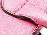 Burberry House Check Fushia Leather Banner Tote Bag Eb0826wxzsa