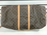 Louis Vuitton Keepall Bandouliere 55 Brown Duffle Mk0826elzmia
