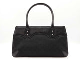 Gucci Horsebit Chain Bag In Black Monogram Canvas & Leather Fw0626lordu