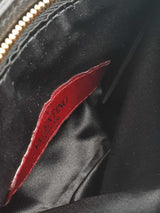 Valentino Garavani Portfolio Black Leather Crossbody Clutch Eb1025lxzsa