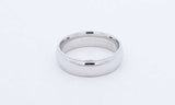 Benchmark Comfort Fit 14k White Gold Wedding Band Size 8.25, 6.8g Eb0524lxzdu