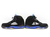 Nike Air Jordan 5 Retro "Racer Blue" Sneakers In Black Suede Size 10 Fw00625izdu