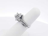 2.47cttw Diamond Ring In 14k White Gold 9.2 Grams Size 5 Eb0725lexzsa