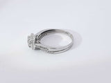 0.22 Cttw Diamond 14k White Gold Ring 4.6 Grams Size 11 Aa0925ocrsa