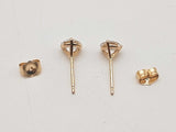 1.08 Cttw Lab Grown Diamonds 14k Yellow Gold 0.8g Stud Earrings Do0726orxde