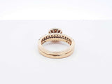 1.36 Cttw Diamond & 14k Gold Halo Ring With Cert 6.3 Grams Size 5.25 Fw0625rwzdu