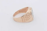 14k Two Tone Gold Horseshoe Featuring Horse Head Ring 5.6g Size 7.5 Eb0326woxsa