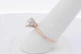1.0ctw Diamond Solitaire Ring In 14k Yellow Gold 2.5 Grams Size 8 Eb0326lcrxsa