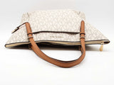 Michael Kors Ciara Vanilla Large Tote White Aa0926wrsa