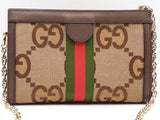 Gucci Ophidia Medium Shoulder Bag Brown Aa0526pzxsa