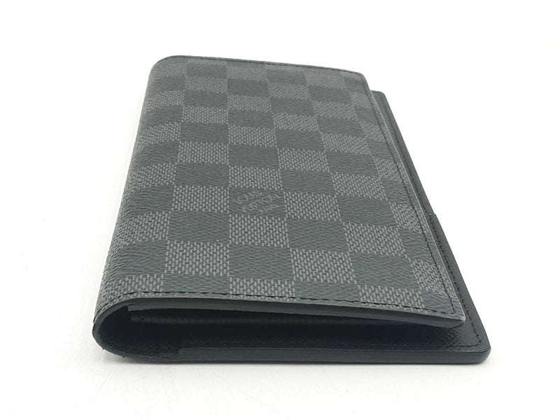 Louis Vuitton Damier Graphite Portefeuille Brazza Wallet Sd1025ocrsa