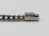 3.00 Cttw Lab Grown Diamonds 14k Wg 4.3g Tennis Bracelet 6.75 In Do0726llxzde