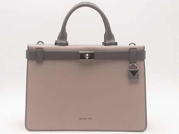 Michael Kors Tatiana Satchel Handbag Grey Aa0725pzsa
