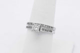 0.43cttw Diamond Wedding Set In 10k White Gold 3 Grams Size 7 Eb0226lcrsa