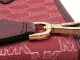 Michael Kors Mirella Small Crossbody In Mulberry Monogram Jacquard Fw0826wzdu