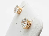 3.00 Cttw Lab Grown Diamonds 14k Yg 1.5g Screw Back Stud Earrings Do0726rrxde