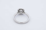 0.51cttw Diamond Ring In 14k White Gold 4.1 Grams Size 7 Eb0626wcrdu