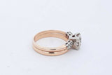 0.98cttw Diamond Ring In 14k Yellow Gold 3.8 Grams Size 5.25 Eb0126lpxzde