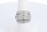 1.92ctw Diamond Ring In 18k White Gold 12.1 Grams Size 6 Eb1225ixzdu