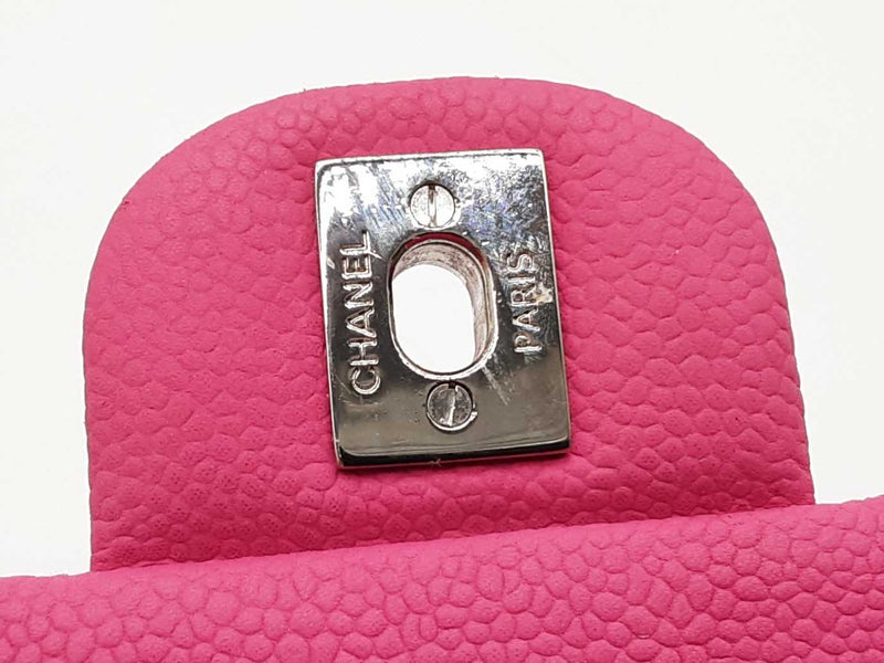 Chanel Classic Double Flap Pink Quilted Suede Cavier Shoulder Bag Do0825ixzxde