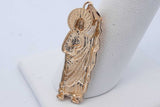 14k Yellow Gold Saint Jude Pendant 2 Grams Eb0426lexde