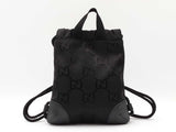 Gucci Off The Grid Backpack In Black Gg Supreme Nylon & Leather Fw0926orzdu
