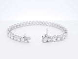 18.0 Cttw Lab Grown Diamond & 14k Gold Bracelet 12.9 Gram 6.25 Inch Fw0425prxzdu