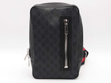 Gucci Gg Supreme Monogram Web Belt Bag Black Aa0226pzxsa